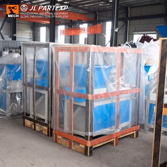 단일 샤프트 플라스틱 롤 필름 비닐 봉투 Blown/LDPE/PE/PP/Stretch Foi 버블 랩 Filmpulverizer 분쇄기 덩어리 슈레더 치퍼